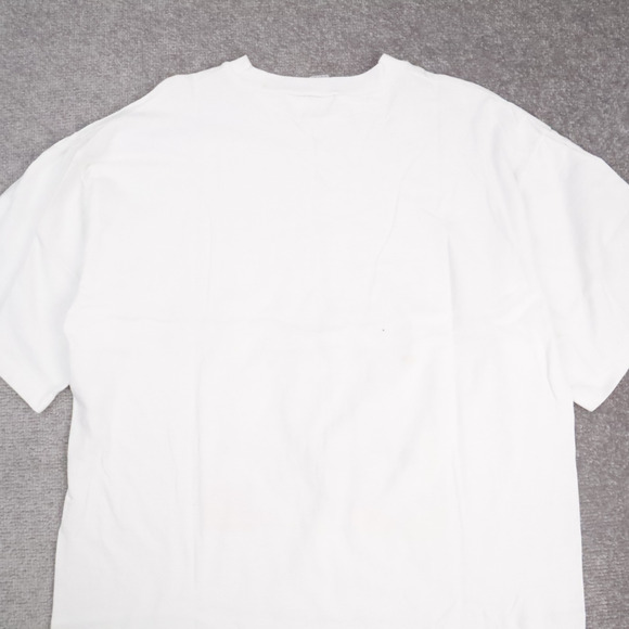 VTG 90s Native American Chief Tribal XL White Short Sleeve T-Shirt - Picture 9 of 10